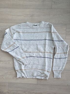 Vintage BOSA Men's Striped Sweater